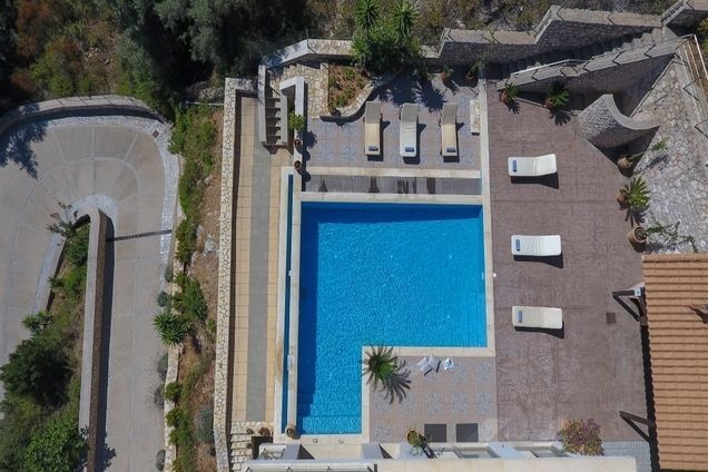 Villa Lilaea with breathtaking views of the Ionian Sea