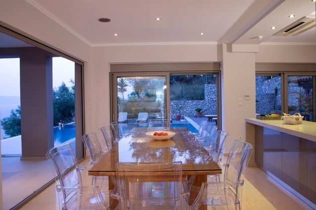 Villa Lilaea with breathtaking views of the Ionian Sea