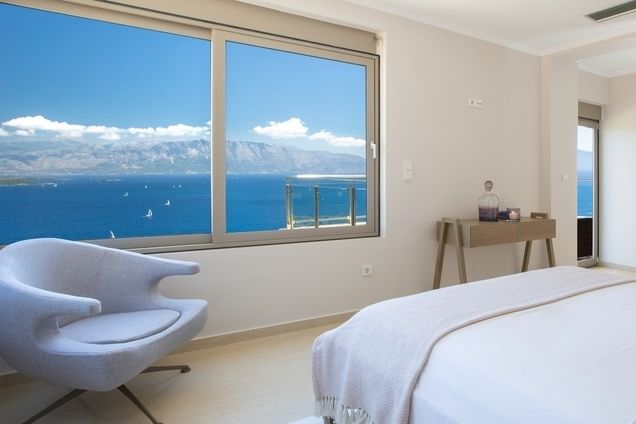 Villa Lilaea with breathtaking views of the Ionian Sea