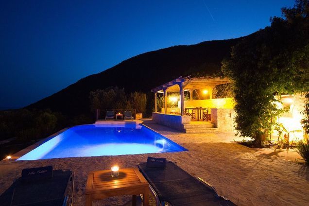 Villa Katsika, the charm and one of the best sea view on Lefkada island