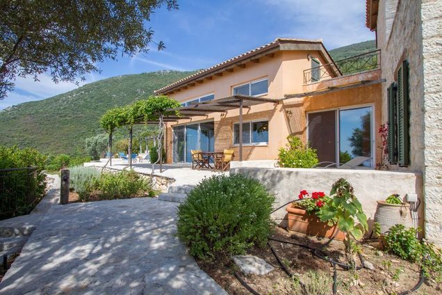 Villa Katsika, the charm and one of the best sea view on Lefkada island