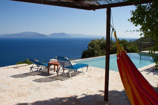 Villa Katsika, the charm and one of the best sea view on Lefkada island