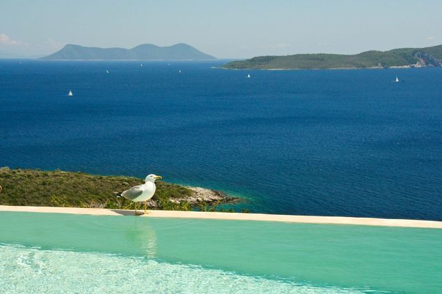 Villa Katsika, the charm and one of the best sea view on Lefkada island