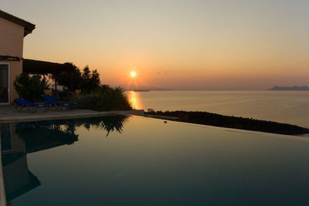 Villa Katsika, the charm and one of the best sea view on Lefkada island