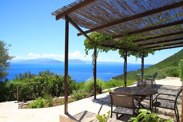 Villa Katsika, the charm and one of the best sea view on Lefkada island