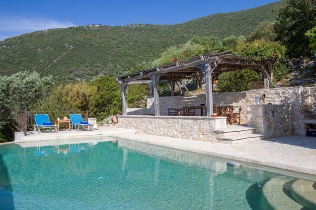 Villa Katsika, the charm and one of the best sea view on Lefkada island