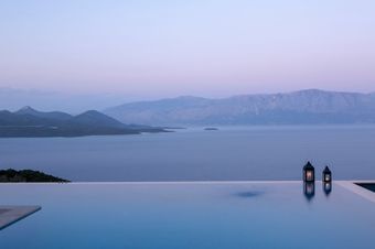 Villa Lilaea with breathtaking views of the Ionian Sea