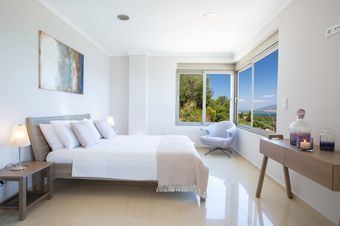 Villa Lilaea with breathtaking views of the Ionian Sea