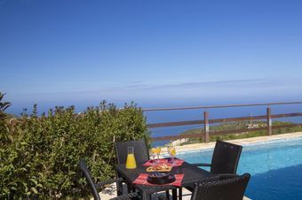 Traditional Family Villas ideal for 15 people, sea view & 3 private pools!