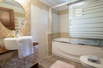 Traditional Family Villas ideal for 15 people, sea view & 3 private pools!