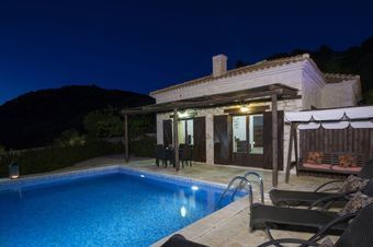 Traditional Family Villas ideal for 15 people, sea view & 3 private pools!