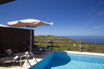 Traditional Family Villas ideal for 15 people, sea view & 3 private pools!
