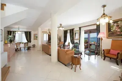 Chic coastal villa with breathtaking views and a secluded pool