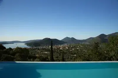 Chic coastal villa with breathtaking views and a secluded pool