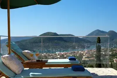 Chic coastal villa with breathtaking views and a secluded pool