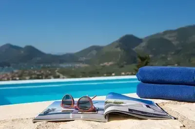 Chic coastal villa with breathtaking views and a secluded pool