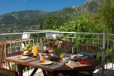 Chic coastal villa with breathtaking views and a secluded pool