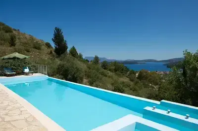 Chic coastal villa with breathtaking views and a secluded pool
