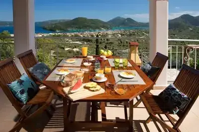 Chic coastal villa with breathtaking views and a secluded pool