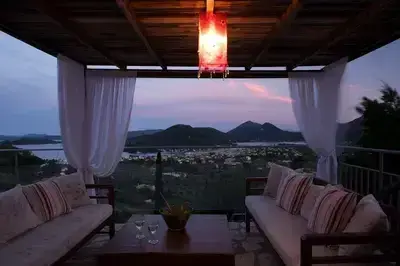 Chic coastal villa with breathtaking views and a secluded pool