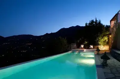 Chic coastal villa with breathtaking views and a secluded pool