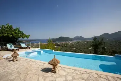 Elegant Villa Overlooking the Sea with a Private Pool