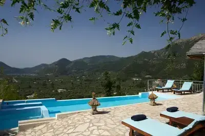 Elegant Villa Overlooking the Sea with a Private Pool