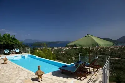 Elegant Villa Overlooking the Sea with a Private Pool