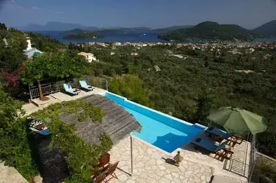 Elegant Villa Overlooking the Sea with a Private Pool