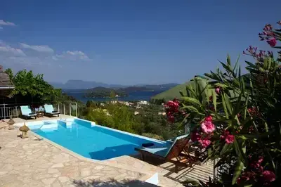 Elegant Villa Overlooking the Sea with a Private Pool