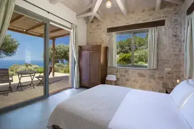 Villa Mirtes with breathtaking sea view,close to Porto Katsiki and Egremni 