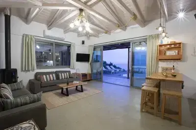 Villa Mirtes with breathtaking sea view,close to Porto Katsiki and Egremni 