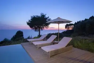 Villa Mirtes with breathtaking sea view,close to Porto Katsiki and Egremni 
