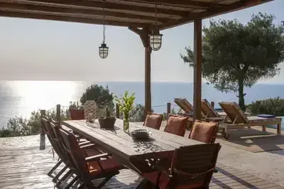 Villa Mirtes with breathtaking sea view,close to Porto Katsiki and Egremni 