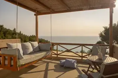 Villa Mirtes with breathtaking sea view,close to Porto Katsiki and Egremni 