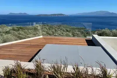 Chic contemporary brand new villa Cloud Nine w/t panoramic seaviews