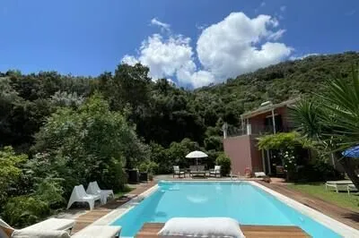 Stunning Poolside Retreat 1, Steps from Mikros Gialos Beach