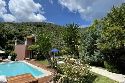Stunning Poolside Retreat 1, Steps from Mikros Gialos Beach