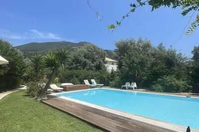 Stunning Poolside Retreat 1, Steps from Mikros Gialos Beach