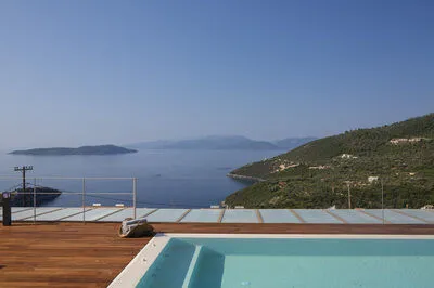Luxury Villa with infinity Pool & Stunning Ionian Panorama (Θ)
