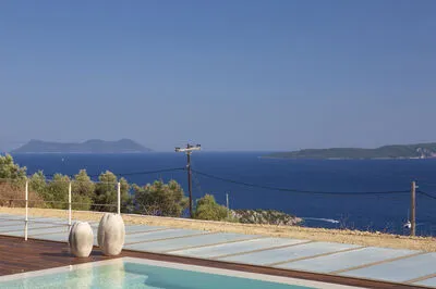 Luxury Cave Villa for 12 with Infinity Pool & Ionian Views (Δ)
