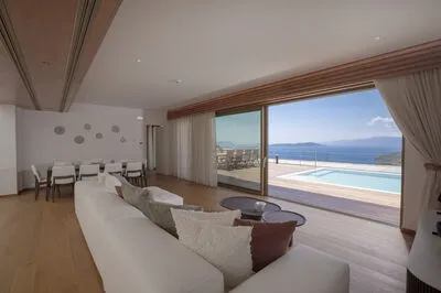 Luxury Cave Villa for 12 with Infinity Pool & Ionian Views (Δ)