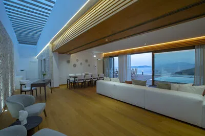 Luxury Cave Villa for 12 with Infinity Pool & Ionian Views (Δ)