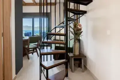 Modern two level Suite 5 with Sea view