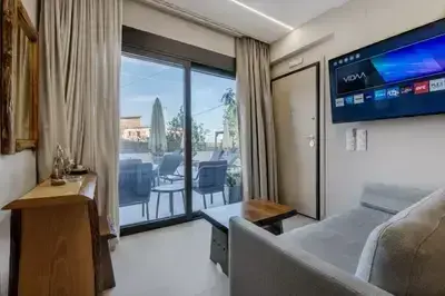 Luxury Studio in Nikiana with pool view