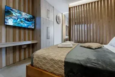 Luxury Studio in Nikiana with pool view