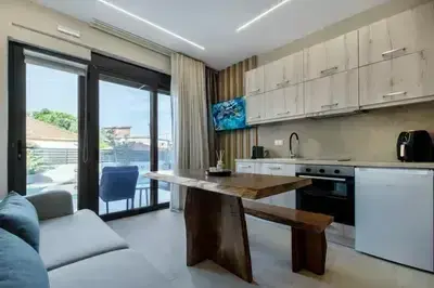 Luxury Studio in Nikiana with pool view
