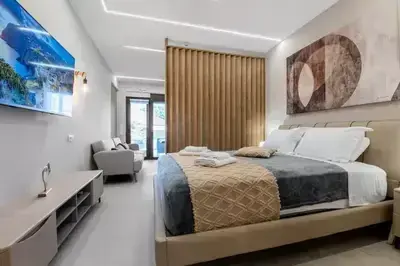 Luxury Studio in Nikiana with pool view