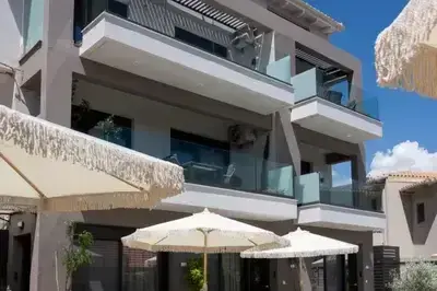 Luxury Studio in Nikiana with pool view