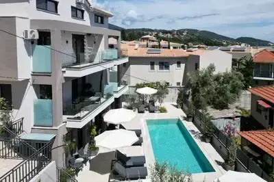Luxury Studio in Nikiana with pool view